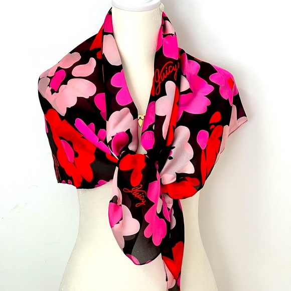 Juicy Couture Accessories - NWT Juicy Couture floral Colorful Women’s Scarf